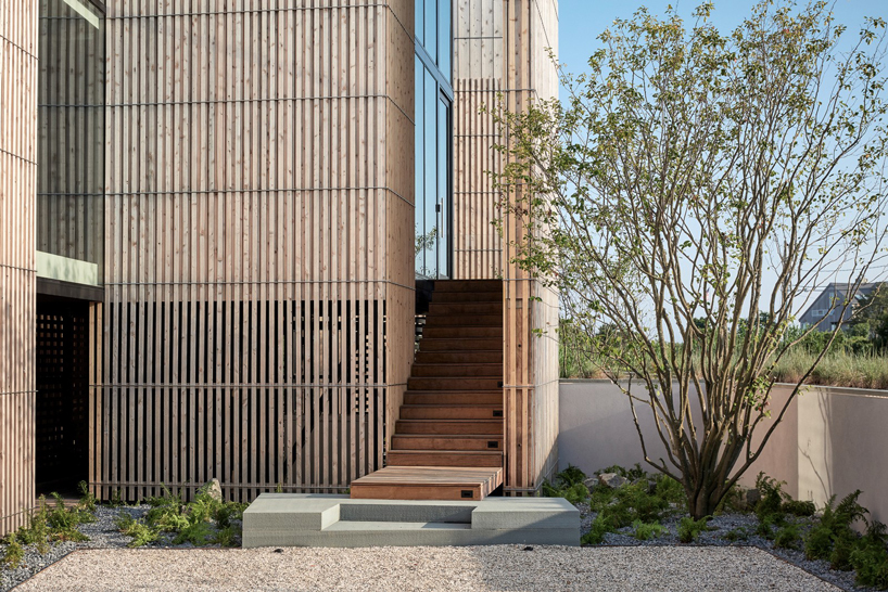 bates masi + architects breaks apart and elevates long island house to embrace flooding