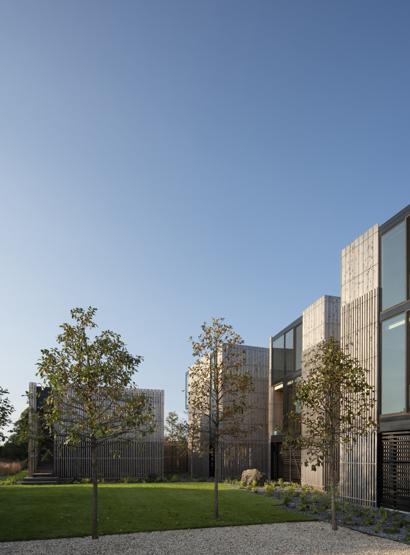 bates masi + architects breaks apart and elevates long island house to embrace flooding