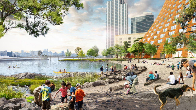 bjarke ingels group + field operations draw up river street masterplan for NYC waterfront