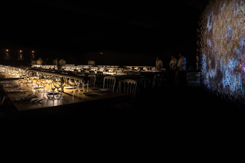 EDAA + yupica design a sensory light-installation on screens made of rice in mexico city designboom
