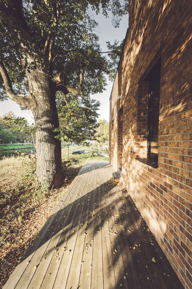 edit! renovates an old brick guardhouse to create a family home in prague designboom