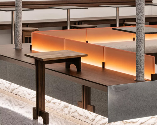 labotory integrates korean construction into modern coffee shop in seoul