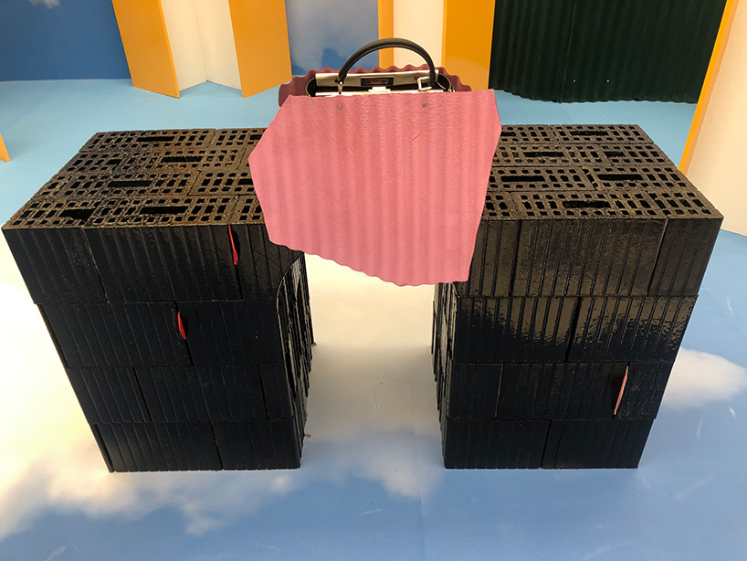 FENDI's roman molds collection by kueng caputo references its rome HQ at design miami/