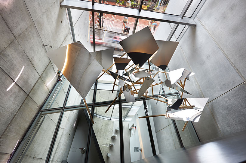 lauren henkin creates eight 'props' to spark dialogue with zaha hadid design elements