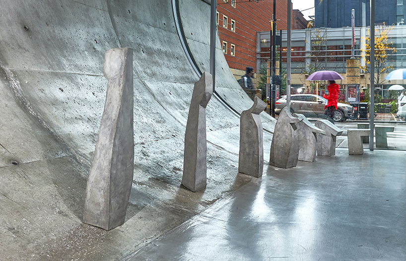 lauren henkin creates eight 'props' to spark dialogue with zaha hadid design elements