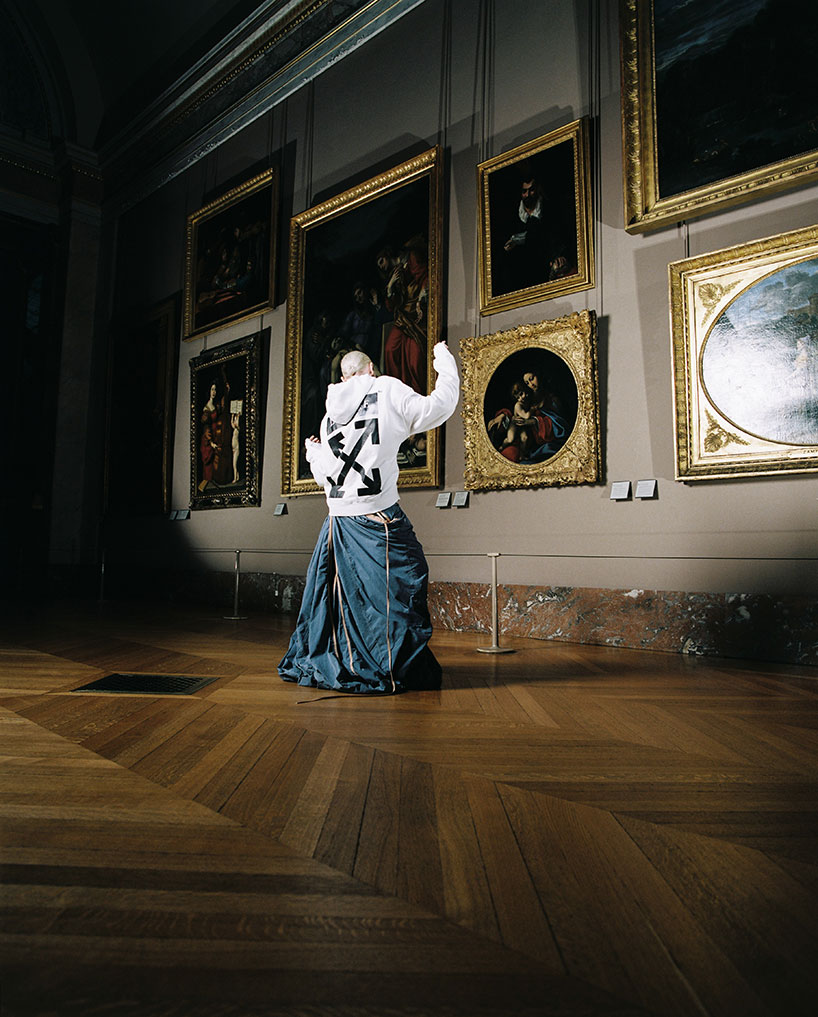 virgil abloh pays homage to leonardo da vinci with musée du louvre capsule  collection