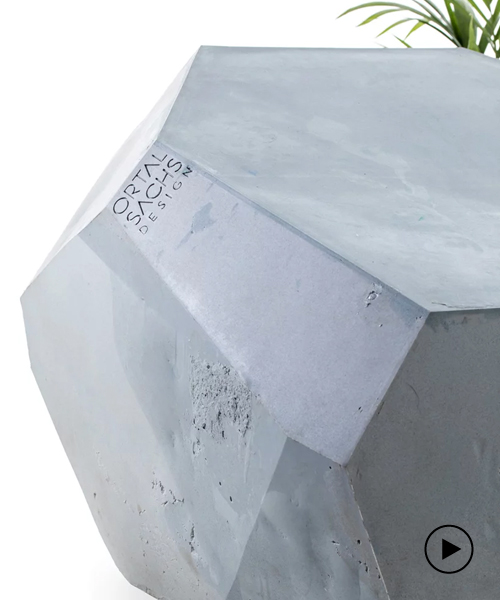 ortal sachs designs a surprisingly comfortable concrete stone chair