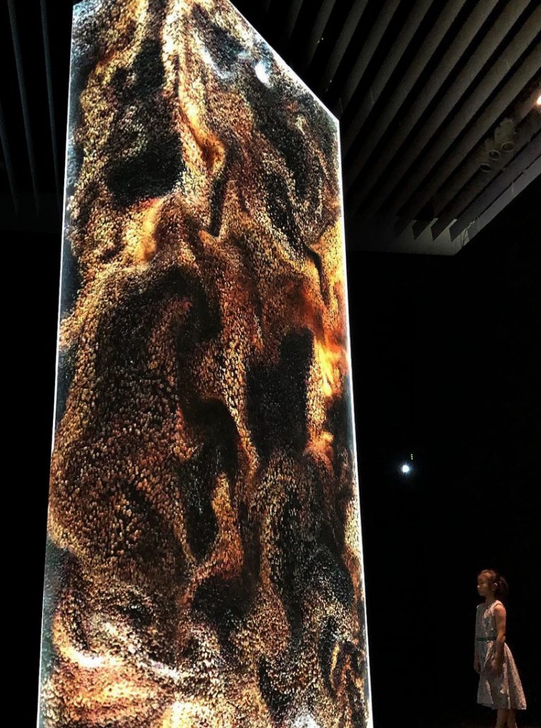 ouchhh unveils AI MONOLITH sculpture using the world’s oldest data
