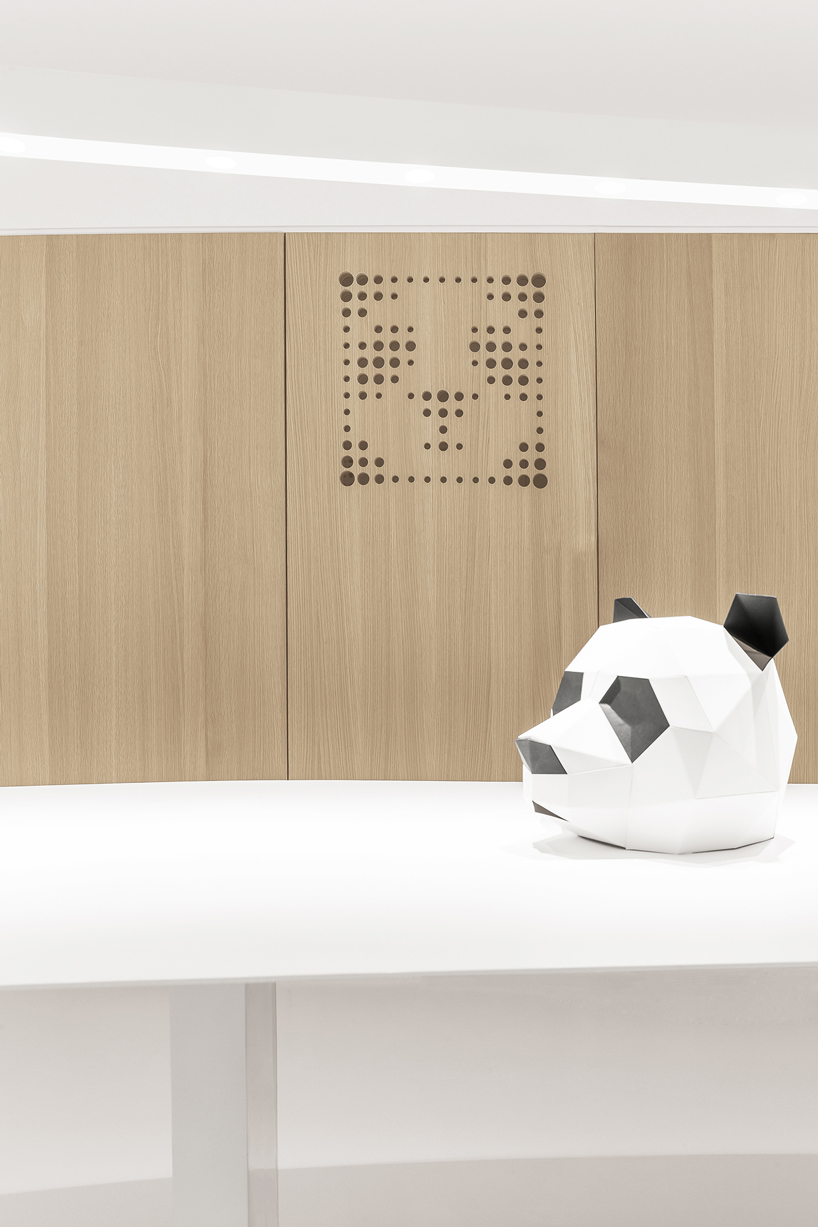 panda design builds a new office around a curved workspace in xiamen, china designboom