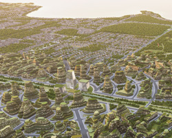 partisans' 'orbit' masterplan for canadian future city takes cues from burning man