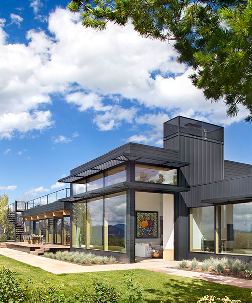 rowland + broughton adds a modern residence to the colorado mountains