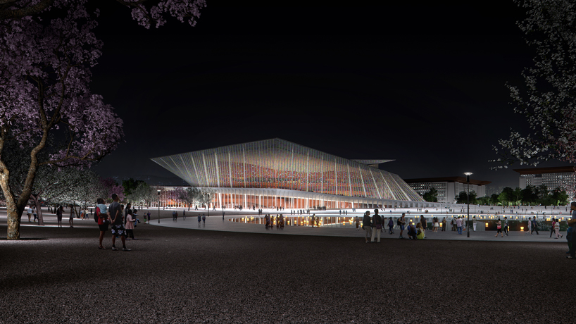 snøhetta wins competition to design the new xingtai grand theater in china designboom