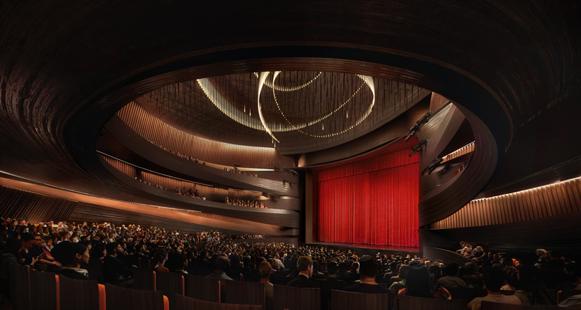 snøhetta wins competition to design the new xingtai grand theater in china designboom