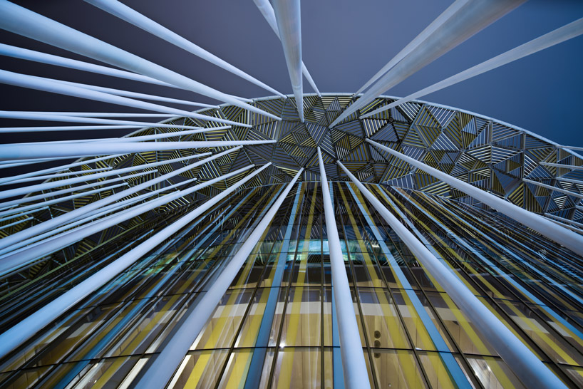 steven chilton architects completes 'bamboo forest' wuxi taihu show theater