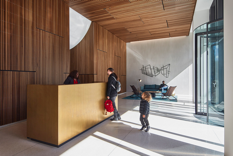 studio gang explores solar carving with residential tower in chicago designboom