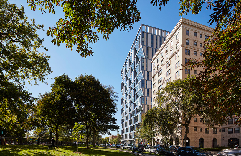 studio gang explores solar carving with residential tower in chicago designboom