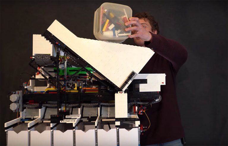 the universal LEGO sorter is an AI-powered machine that sorts every ...