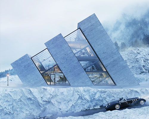 wamhouse studio imagines a series of houses in the shape of famous logos