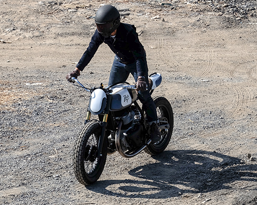 zeus custom moose project transforms royal enfield continental GT 650