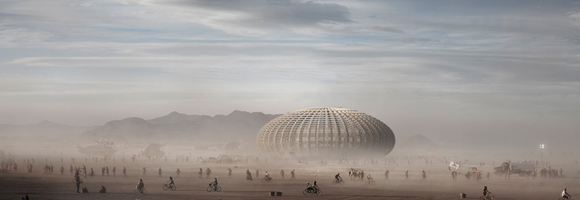 FR-EE envisions communal living in burning man with the holon temple