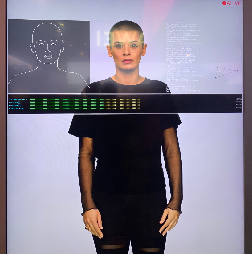 NEON artificial human