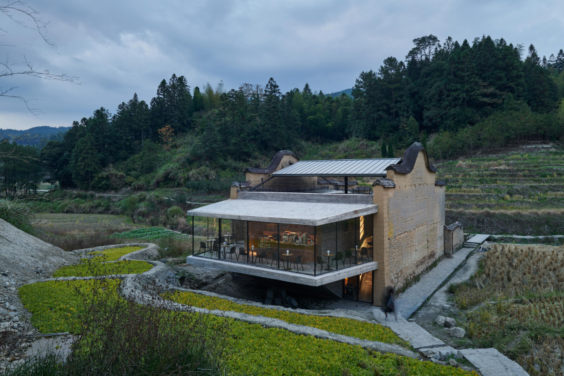 trace architecture office transforms abandoned residence into village bookstore in rural china