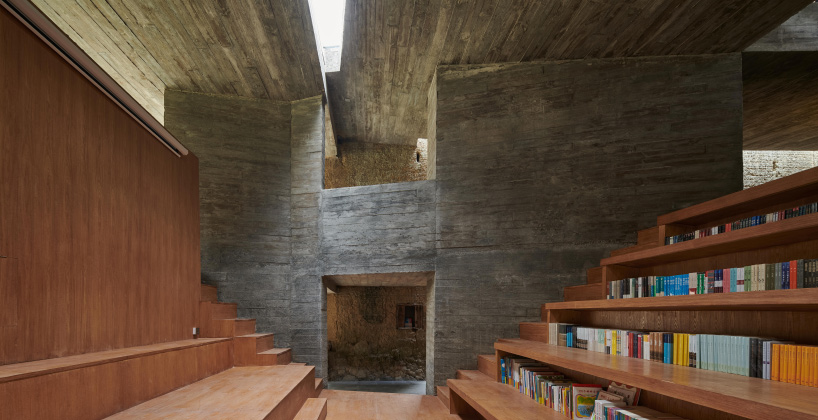trace architecture office transforms abandoned residence into village bookstore in rural china