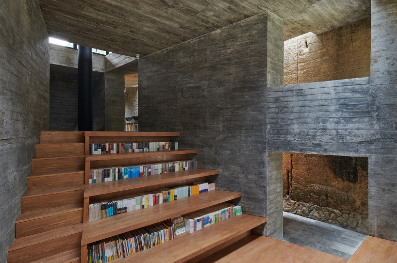 trace architecture office transforms abandoned residence into village bookstore in rural china