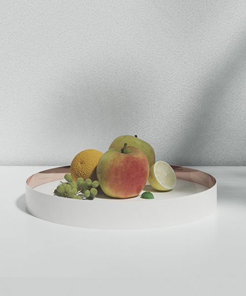 aldo deli's 'vanishing tray' works like a scale to make objects disappear