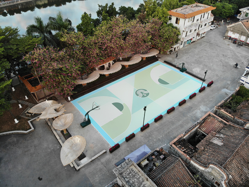 changqi stadium bamboo corridor