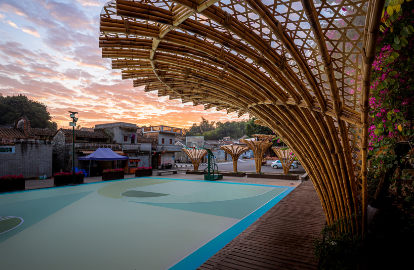 changqi stadium bamboo corridor
