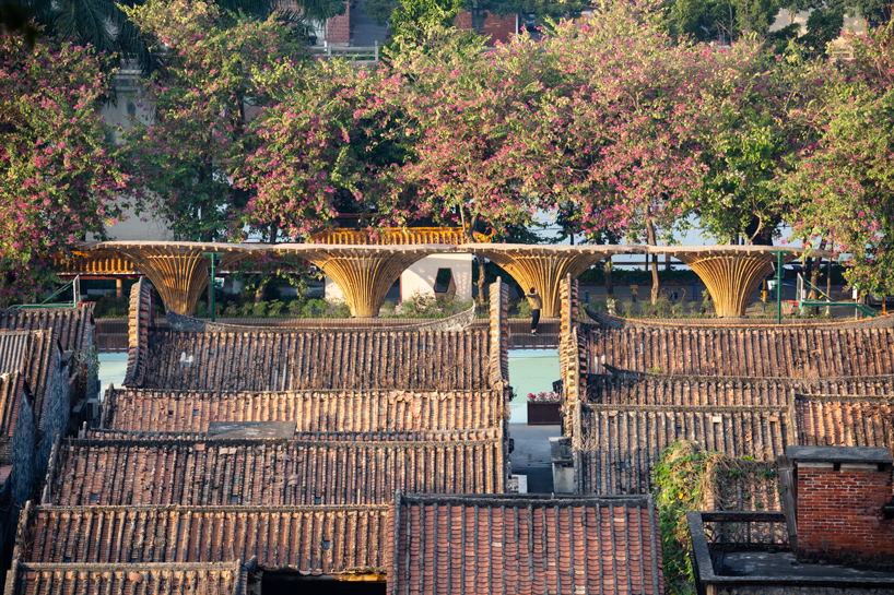 changqi stadium bamboo corridor