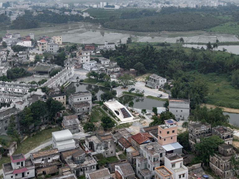 zuzhai public toilet by atelier cnS expresses its history with crushed ...