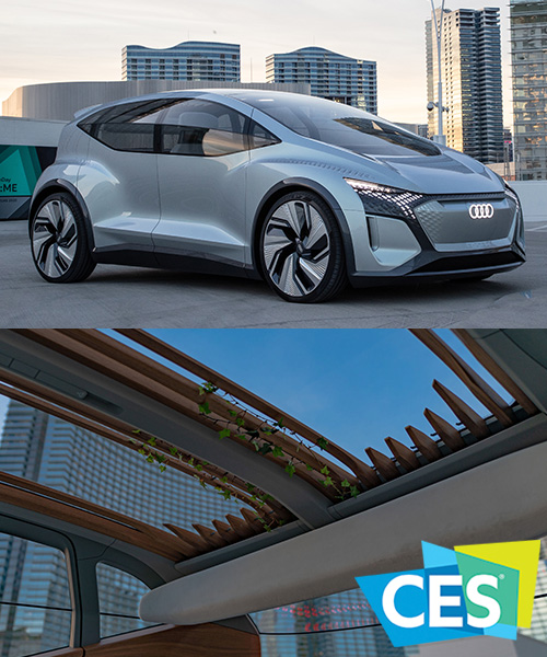 AUDI unveils AI:ME concept with 'garden roof' at CES 2020