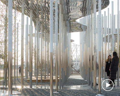 aurelien chen's dragon mountain pavilion reinterprets traditional chinese landscapes