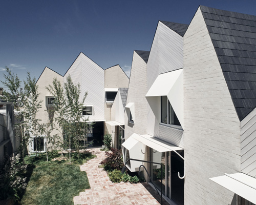 austin maynard contains functional melbourne home beneath 'architectural mountain range'