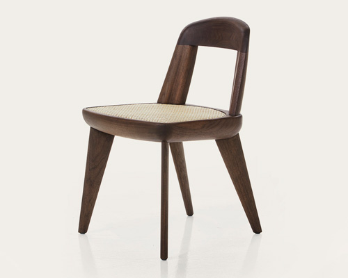 bassamfellows designs ‘brutus’ chair that plays on modernist vernacular