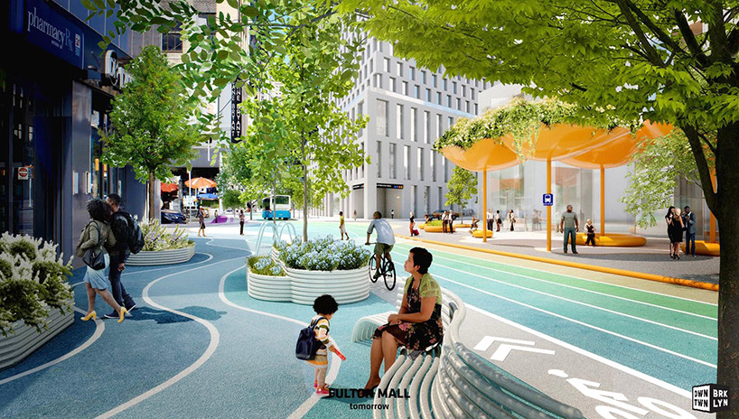 bjarke ingels group + WXY plan to pedestrianize downtown brooklyn