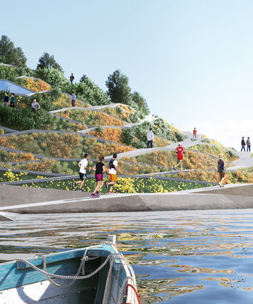 carlo ratti associati proposes reconfigurable waterfront and floating garden for lugano