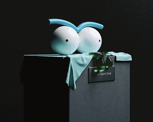 marco segovia deconstructs popular cartoon characters into abstract still life sculptures