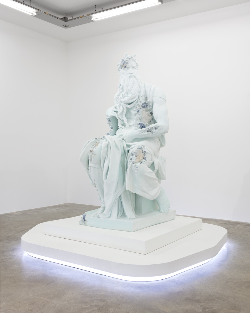 daniel arsham investigates classical objects with 'paris, 3020' at perrotin