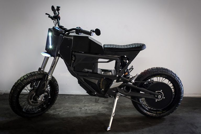 droog moto e-fighter electric motorbike adds 'rechargeable adrenaline'