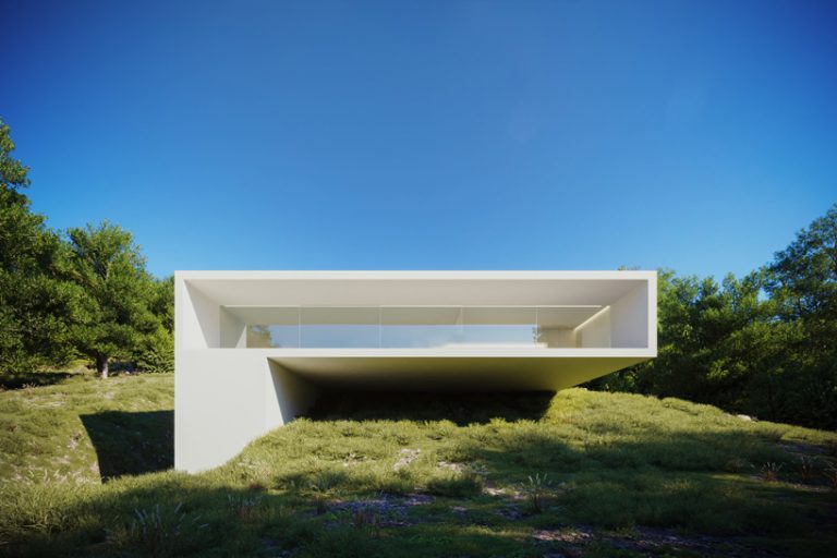 fran silvestre arquitectos stacks two volumes for house in rio de janeiro