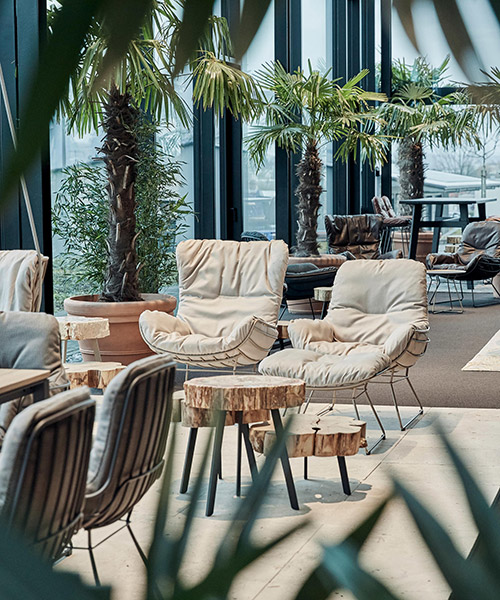 swinging and rocking outdoors with freifrau leyasol seating collection