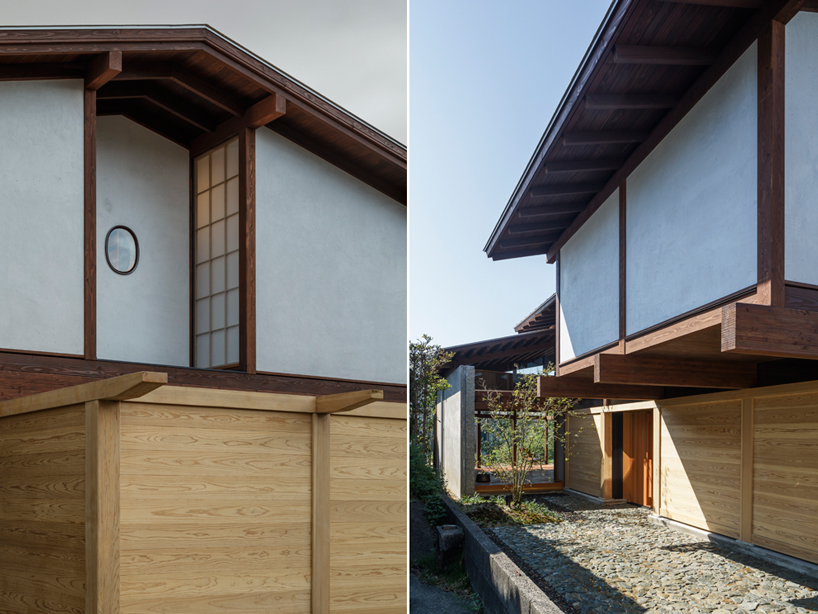 toru shimokawa stacks two wooden volumes for japanese house in izumi