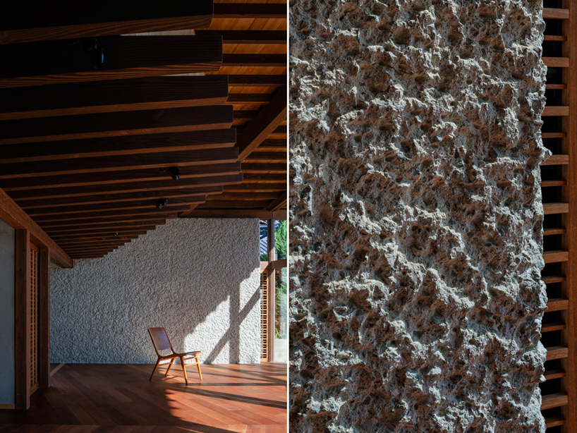 toru shimokawa stacks two wooden volumes for japanese house in izumi