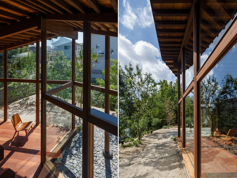 toru shimokawa stacks two wooden volumes for japanese house in izumi