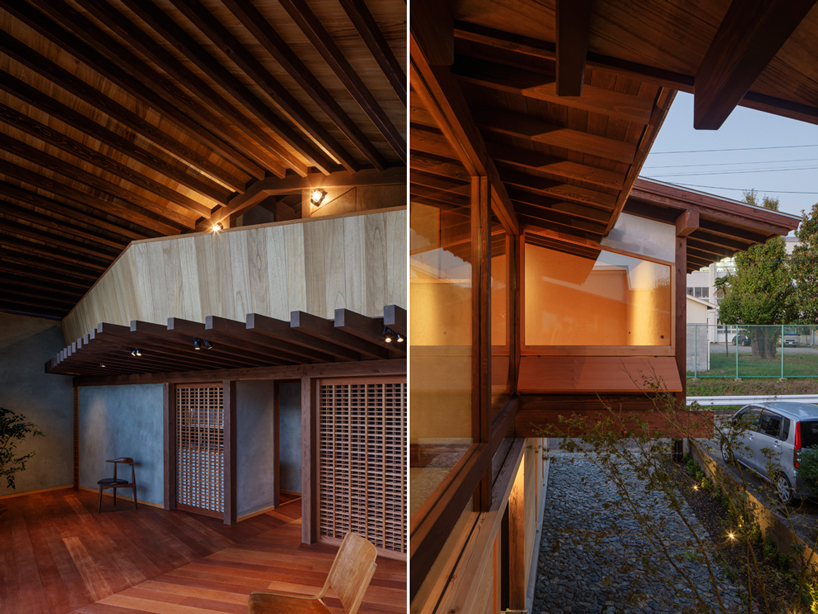 toru shimokawa stacks two wooden volumes for japanese house in izumi