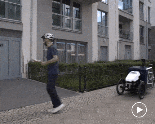 IAV develops smart cargobike that follows the courier around like a dog