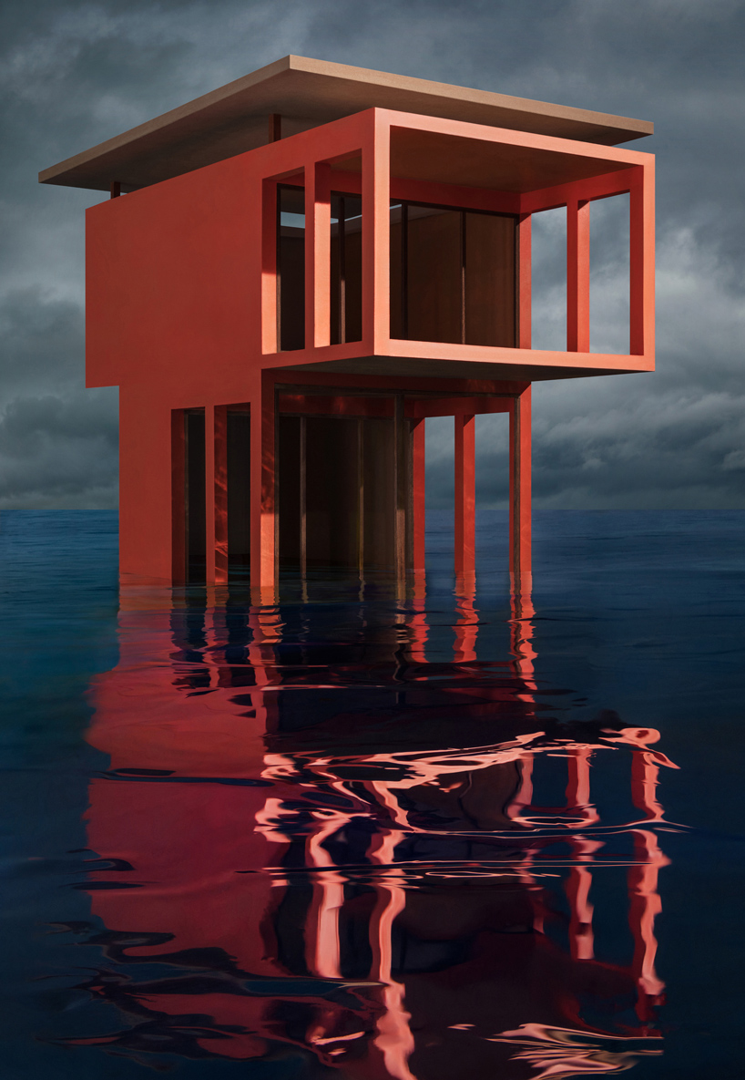 james casebere constructs and photographs a speculative future 'on the water's edge'